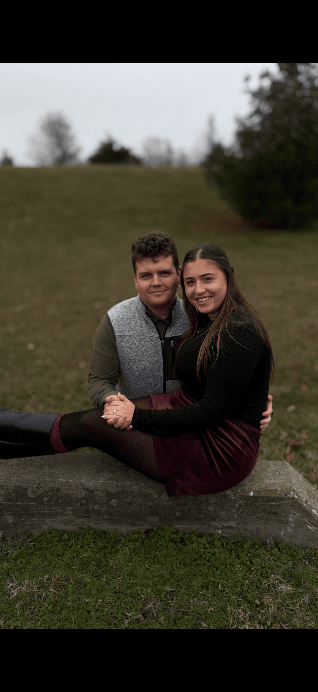 Zack and Bella engagement photo